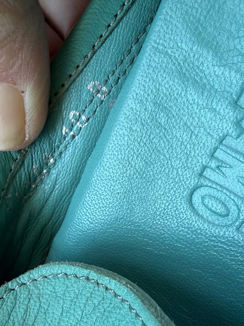 Salvatore Ferragamo teal blue leather driving loafers Women’s size 10 - Picture 6 of 7